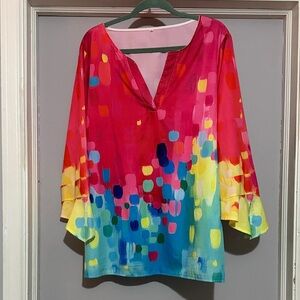 Vibrant Multicolor Women's Blouse